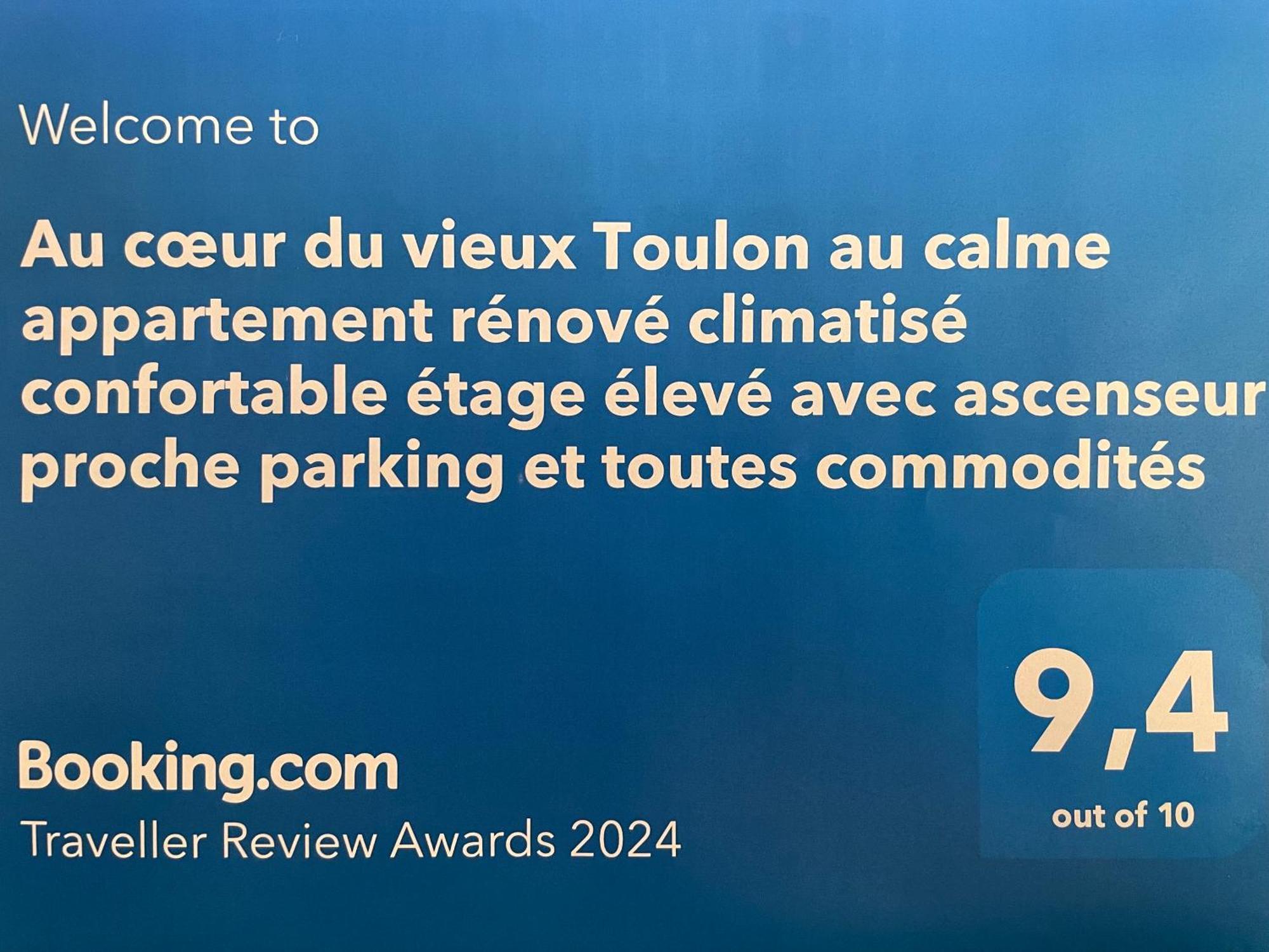 Au Coeur Du Vieux Toulon Au Calme Appartement Renove Climatise Confortable Etage Eleve Avec Ascenseur Proche Parking Et Toutes Commodites ภายนอก รูปภาพ